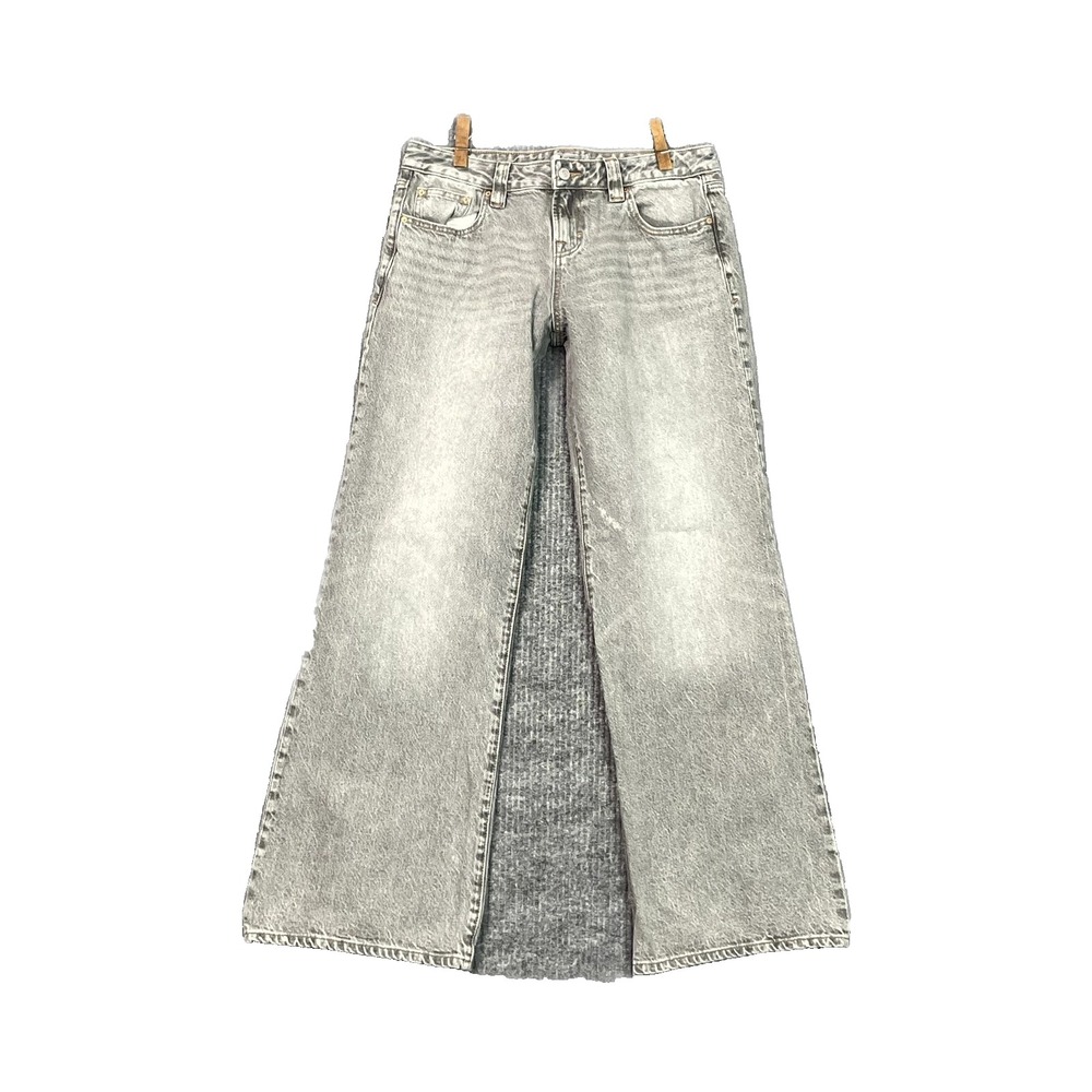 PacSun Straight Jeans Mens 33x30.5* Gray Denim Dark Wash Streetwear Work Outdoor